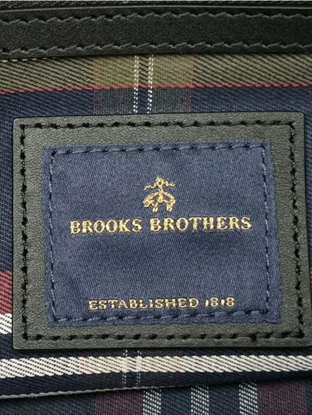 Brooks Brothers Canvas Duffel Bag ( Customized ).